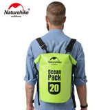 Naturehike Ocean pack  20L 30L Waterproof bag  Portable Backpack For Camping Canyoneering Swimming Travel FS16M030-L