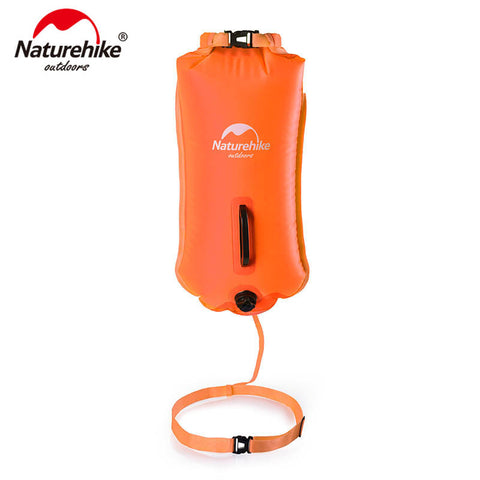 Naturehike 28L Inflatable Waterproof Swimming Bag Swimming Flotation Bag  Dry Waterproof Bag For Swimming Drifting NH17S001-G
