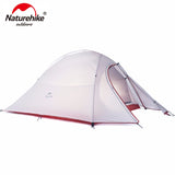 Naturehike CloudUp Series Ultralight Hiking Tent 20D/210T Fabric For 2 Person With Mat NH15T002-T