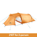 Naturehike Ultralight Opalus Tunnel Tent for 2~4 Persons 20D/210T Fabric Camping Tent  with Free Footprint NH17L001-L