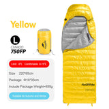 Naturehike CW400 Envelope Type White Goose Down sleeping bag Winter Warm Sleeping Bags  NH18C400-D