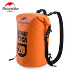 Naturehike Ocean pack  20L 30L Waterproof bag  Portable Backpack For Camping Canyoneering Swimming Travel FS16M030-L