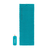 Naturehike Outdoor Ultralight Wave Shape TPU Inflatable Camping Mat Waterproof Sleeping Pad Picnic Folding Mattress NH18C009-D
