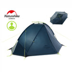 NatureHike 1.4-1.6 Kg Tagar 1-2 Person Tent Camping Backpack Tent 20D Ultralight Fabric NH17T140-J
