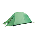 Naturehike CloudUp Series Ultralight Hiking Tent 20D/210T Fabric  For 1 Person With Mat Warm Tent NH18T010-T