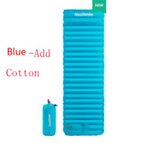 Naturehike Outdoor Push Inflatable Camping Mat Tent Outdoor Envelope Waterproof Sleeping Pad Picnic Folding Mattress NH18Q001-D
