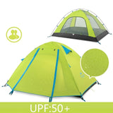 NatureHike P Series Classic Camping Tent 210T Fabric  For 2 Persons NH15Z003-P