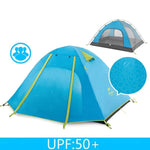 NatureHike P Series Classic Camping Tent 210T Fabric For 3 Persons UPF 50+ NH15Z003-P