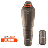 Naturehike Mummy Sleeping Bag Ultralight Camping Adult Warm Winter -20~-10 Degree NH17U800-L
