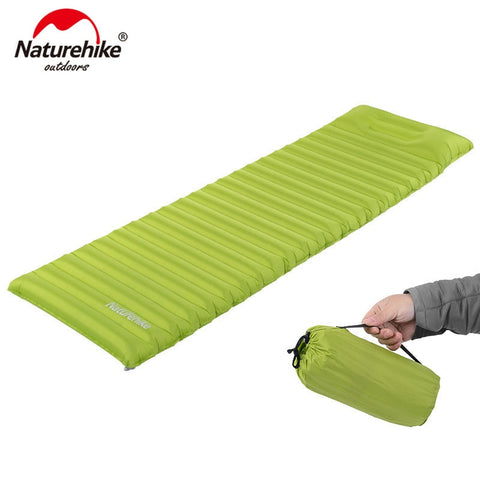 Naturehike mattress super light inflatable fast filling air bag  with pillow innovative sleeping pad NH16D003-D