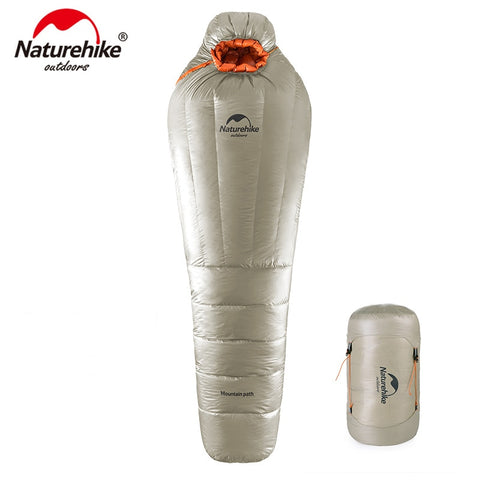 Naturehike Mummy Sleeping Bag Ultralight Camping Adult Warm Winter -20~-10 Degree NH17U800-L