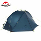 NatureHike 1.4-1.6 Kg Tagar 1-2 Person Tent Camping Backpack Tent 20D Ultralight Fabric NH17T140-J